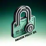a minimalistic depiction of a secure padlock icon in green and black, partially overlaying an abstract representation of a credit card with Amazon Pay design elements